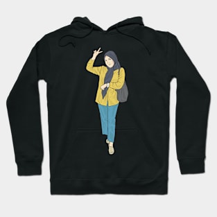 Blue and Yellow Hoodie